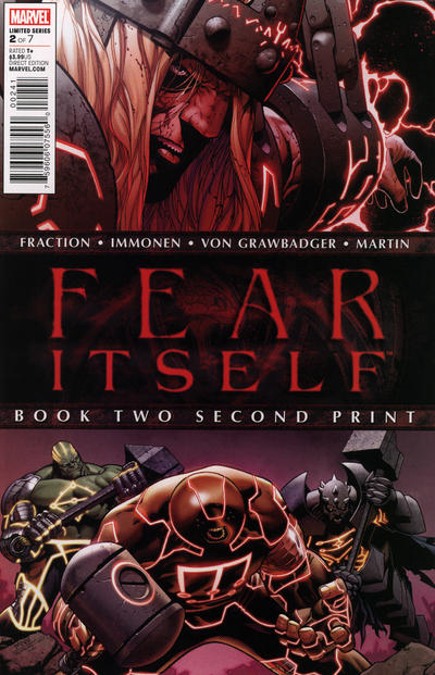 Cover for Fear Itself (Marvel, 2011 series) #2 [Second Print]