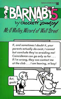Cover Thumbnail for Barnaby (Ballantine Books, 1985 series) #5 - Mr. O'Malley, Wizard of Wall Street