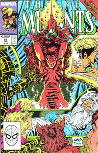 Cover for The New Mutants (Marvel, 1983 series) #85 [Direct]
