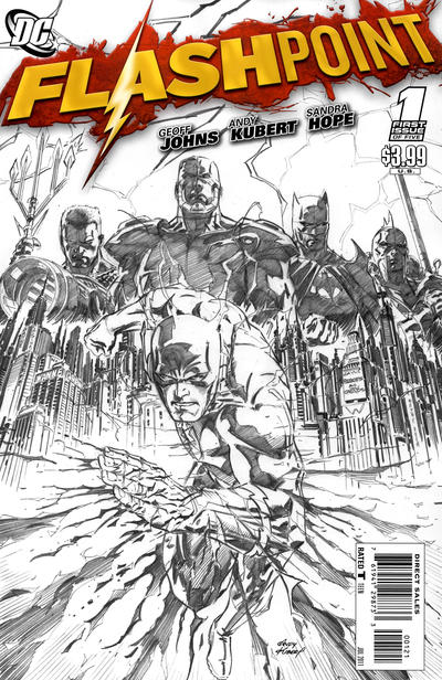 Cover for Flashpoint (DC, 2011 series) #1 [Andy Kubert Sketch Cover]