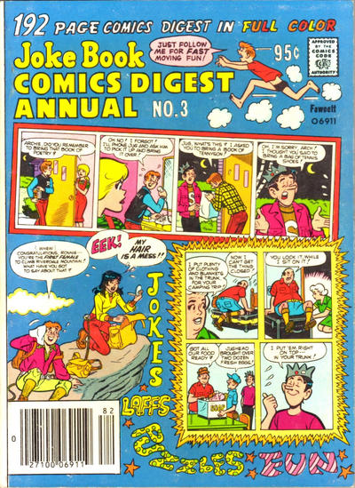 Cover for Jokebook Comics Digest Annual (Archie, 1977 series) #3