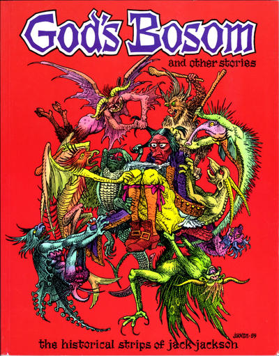 Cover for God's Bosom and Other Stories: The Historical Strips of Jack Jackson (Fantagraphics, 1995 series) 