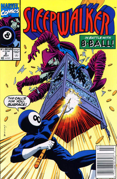 Cover for Sleepwalker (Marvel, 1991 series) #2 [Newsstand]