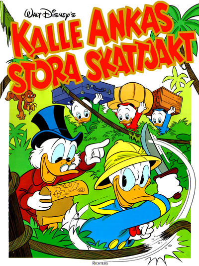 Cover for Kalle Ankas stora skattjakt (Richters Förlag AB, 1990 series) 