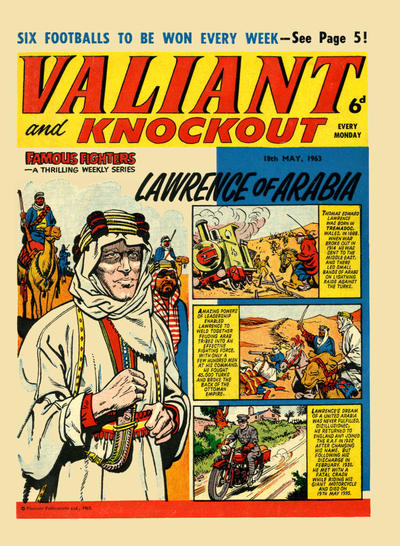 Cover for Valiant and Knockout (IPC, 1963 series) #18 May 1963