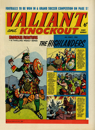 Cover for Valiant and Knockout (IPC, 1963 series) #4 May 1963