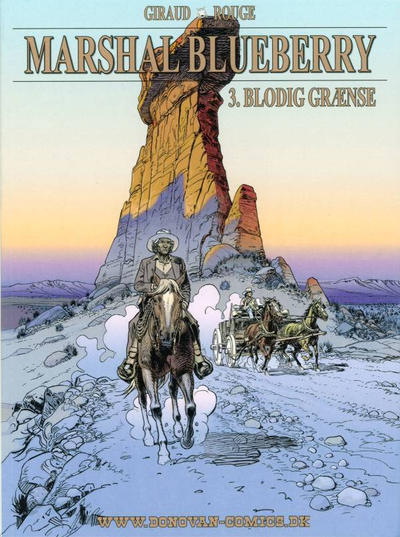 Cover for Marshal Blueberry (Donovan Comics, 2004 series) #3 - Blodig grænse