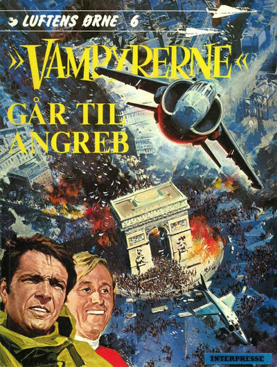 Cover for Luftens Ørne (Interpresse, 1971 series) #6 - "Vampyrerne" går til angreb