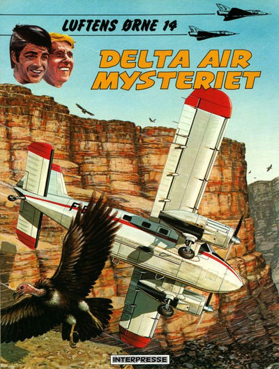 Cover for Luftens Ørne (Interpresse, 1971 series) #14 - Delta Air mysteriet