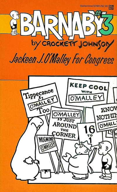 Cover for Barnaby (Ballantine Books, 1985 series) #3 - Jackeen J. O'Malley for Congress