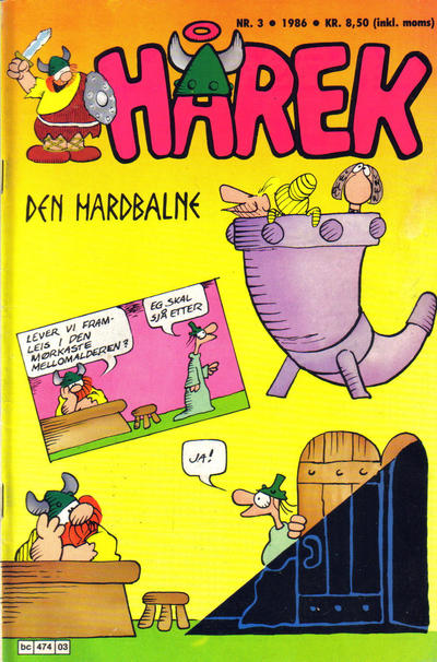 Cover for Hårek (Semic, 1986 series) #3/1986