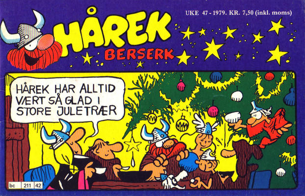 Cover for Hårek Berserk (Allers Forlag, 1975 series) #1979