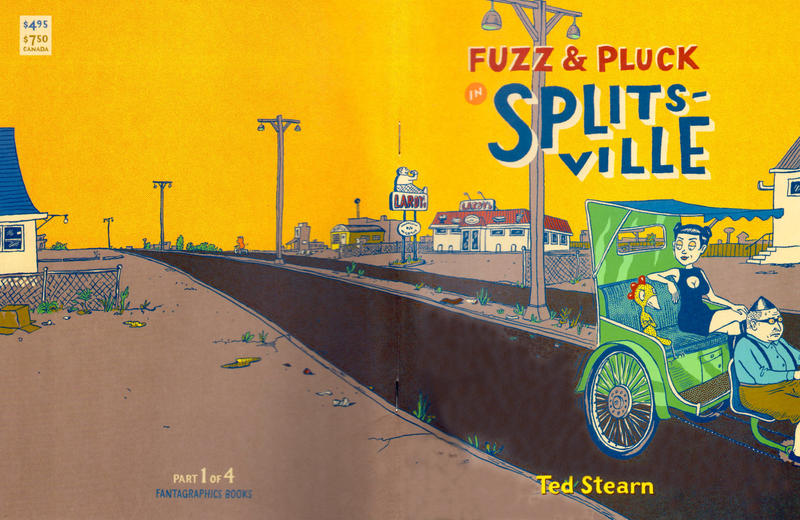 Cover for Fuzz & Pluck in Splitsville (Fantagraphics, 2001 series) #1