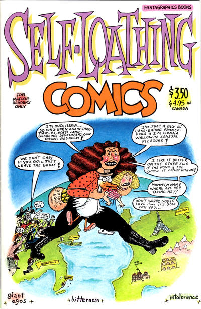 Cover for Self-Loathing Comics (Fantagraphics, 1995 series) #1 [Second Printing]