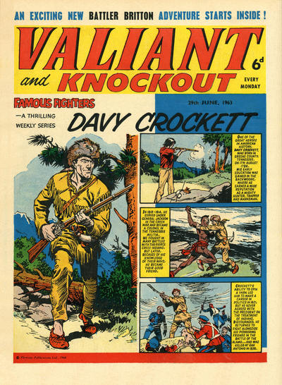 Cover for Valiant and Knockout (IPC, 1963 series) #29 June 1963