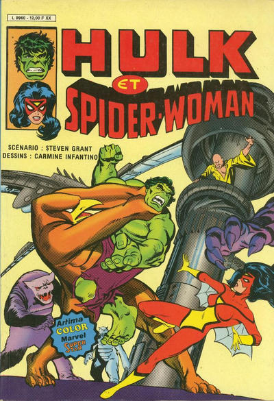 Cover for Hulk Hors Série (Arédit-Artima, 1982 series) #[1] - Hulk et Spider-Woman