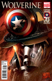 Cover Thumbnail for Wolverine (Marvel, 2010 series) #12 [Incentive I Am Captain America Variant Cover]
