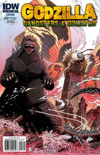 Cover for Godzilla: Gangsters and Goliaths (IDW, 2011 series) #2 [Cover A James Stokoe]