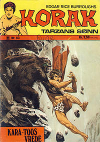Cover Thumbnail for Korak (Illustrerte Klassikere / Williams Forlag, 1966 series) #63