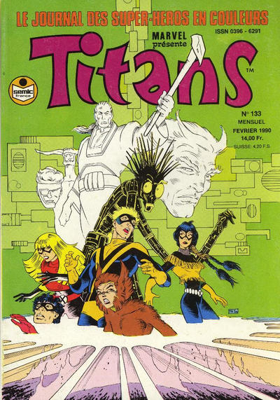 Cover for Titans (Semic S.A., 1989 series) #133