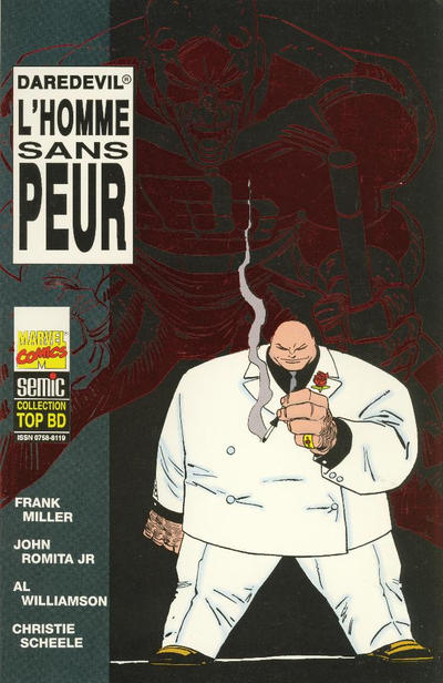Cover for Top BD (Semic S.A., 1989 series) #36 - Daredevil l'Homme sans Peur