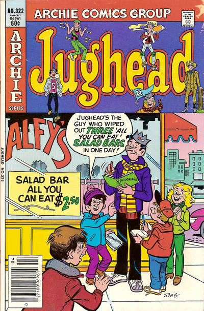 Cover for Jughead (Archie, 1965 series) #322