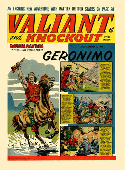 Cover for Valiant and Knockout (IPC, 1963 series) #10 August 1963