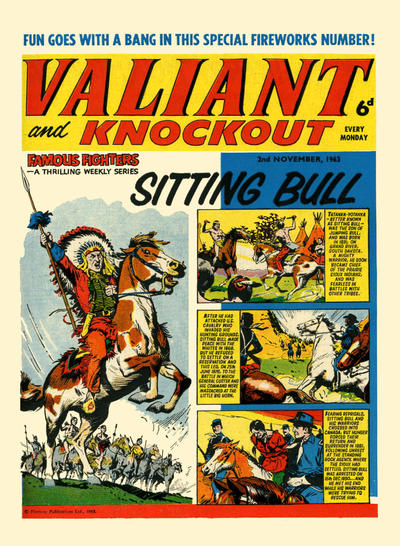 Cover for Valiant and Knockout (IPC, 1963 series) #2 November 1963