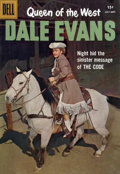 Cover for Queen of the West Dale Evans (Dell, 1954 series) #16 [15¢]