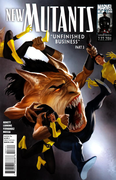 Cover for New Mutants (Marvel, 2009 series) #27