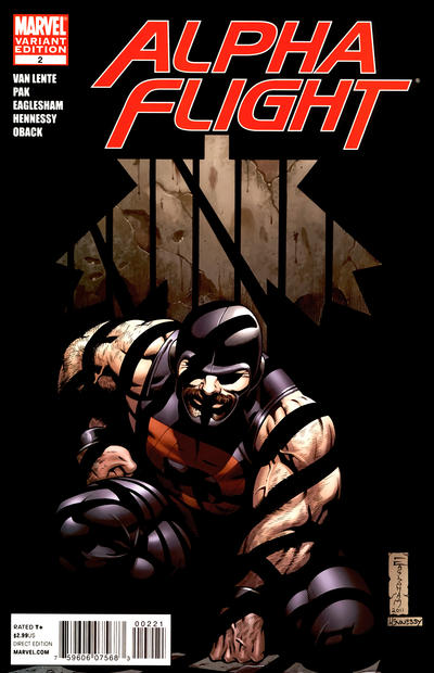 Cover for Alpha Flight (Marvel, 2011 series) #2 [Dale Eaglesham Incentive Variant Cover]