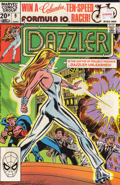 Cover for Dazzler (Marvel, 1981 series) #9 [British]