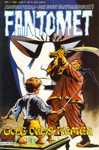 Cover for Fantomet (Semic, 1976 series) #3/1985