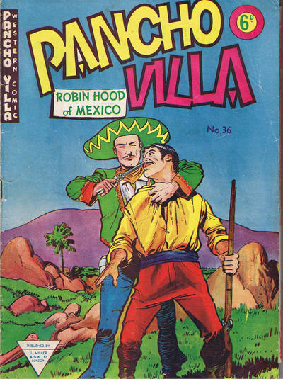 Cover for Pancho Villa Western Comic (L. Miller & Son, 1954 series) #36