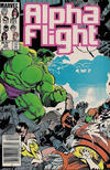 Cover Thumbnail for Alpha Flight (1983 series) #29 [Newsstand]