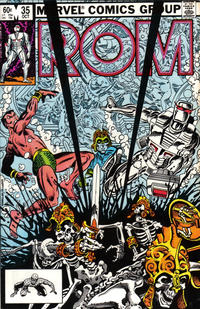 Cover for Rom (Marvel, 1979 series) #35 [Direct]