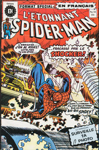 Cover Thumbnail for L'Étonnant Spider-Man (Editions Héritage, 1969 series) #54