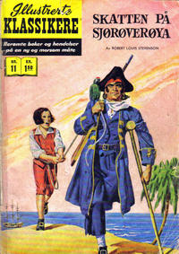 Cover Thumbnail for Illustrerte Klassikere [Classics Illustrated] (Illustrerte Klassikere / Williams Forlag, 1957 series) #11 - Skatten på sjørøverøya