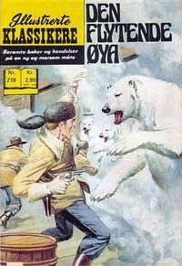 Cover Thumbnail for Illustrerte Klassikere [Classics Illustrated] (Illustrerte Klassikere / Williams Forlag, 1957 series) #218 - Den flytende øya