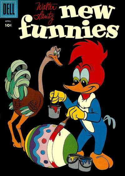 Cover for Walter Lantz New Funnies (Dell, 1946 series) #254 [10¢]
