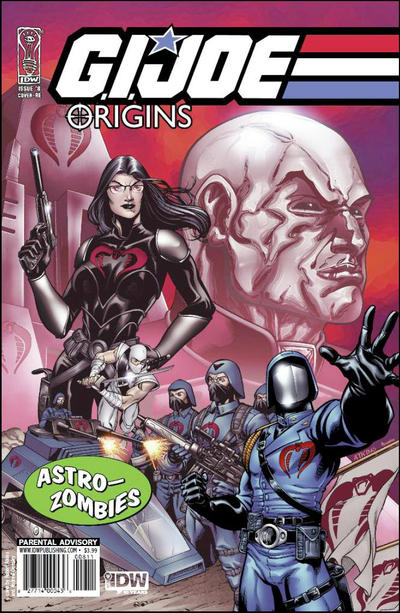 Cover for G.I. Joe: Origins (IDW, 2009 series) #8 [Cover RE - Astro Zombies]