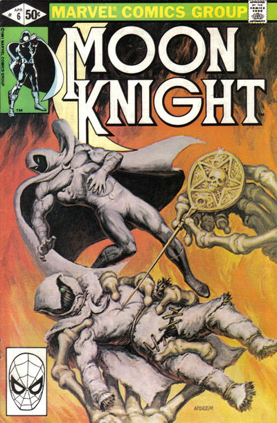 Cover for Moon Knight (Marvel, 1980 series) #6 [Direct]