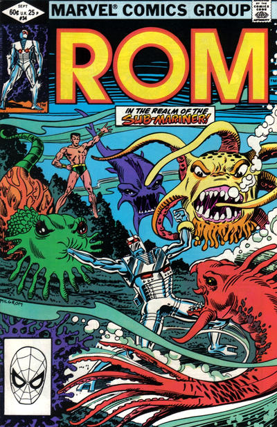 Cover for Rom (Marvel, 1979 series) #34 [Direct]