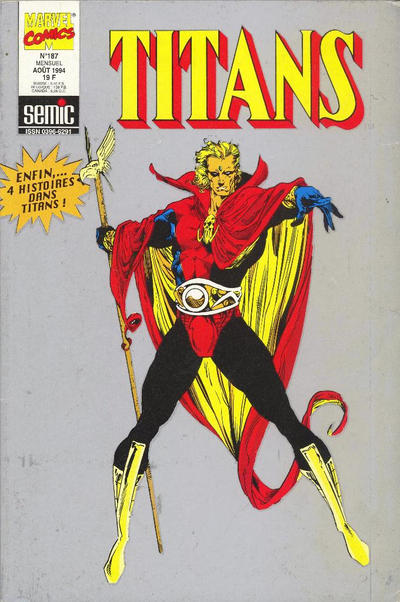 Cover for Titans (Semic S.A., 1989 series) #187