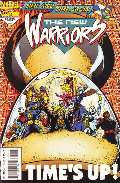 Cover for The New Warriors (Marvel, 1990 series) #50 [Regular Edition]