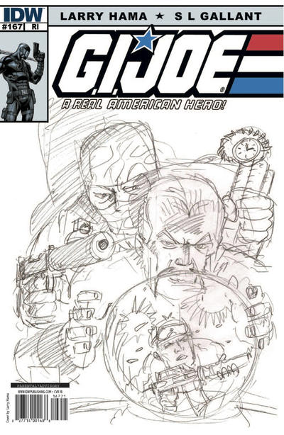 Cover for G.I. Joe: A Real American Hero (IDW, 2010 series) #167 [Cover RI]
