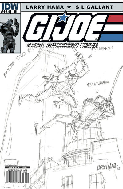 Cover for G.I. Joe: A Real American Hero (IDW, 2010 series) #164 [Cover RI]