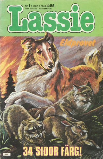 Cover for Lassie (Semic, 1980 series) #1/1982
