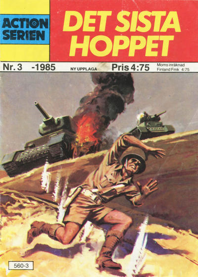Cover for Actionserien (Pingvinförlaget, 1977 series) #3/1985