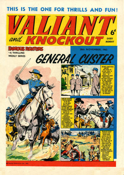 Cover for Valiant and Knockout (IPC, 1963 series) #30 November 1963